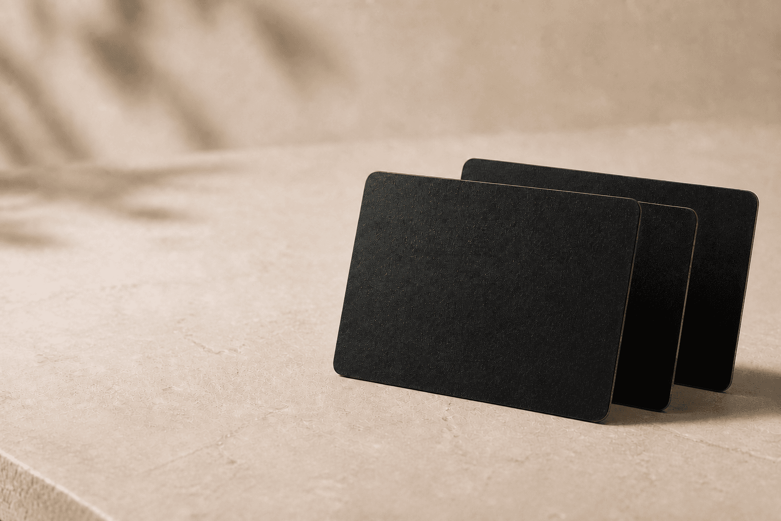 Concept image of the three-card AeterCard™ recovery kit